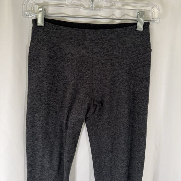Beyond Yoga Leggings Women's Medium Heathered Grey Pull On Mid Rise - Picture 2 of 9